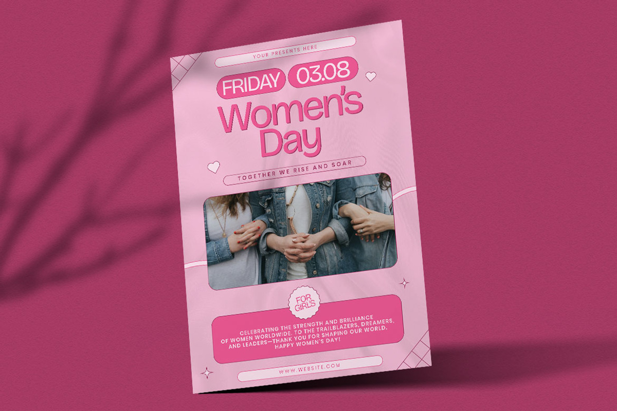 Binar - International Women's Day, a Flyer Template by Attype (Photo 2 of 4)