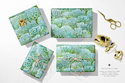 Pelagia, Luxury Coral reef Prints++, a Pattern Graphic by Pink Linen (Thumbnail 10 of 15)