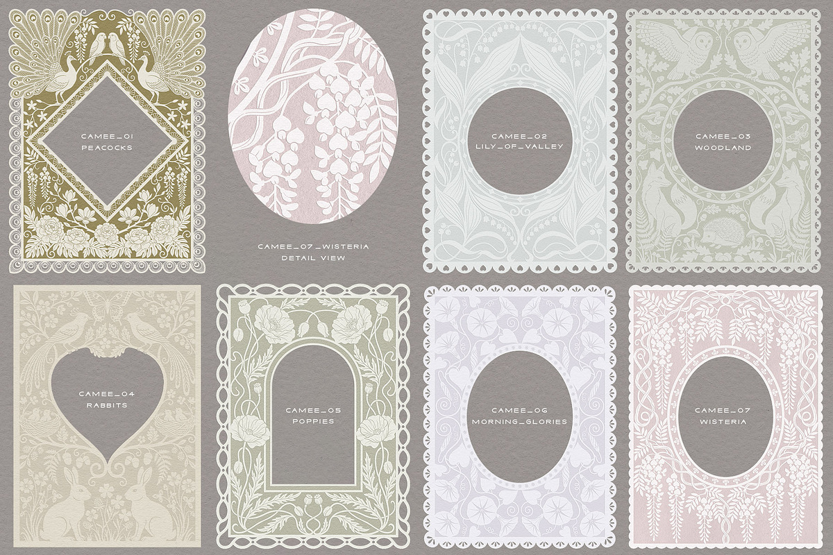 Camee - Ornamental Papercut Frames, an Object Graphic by alonahaidash (Photo 15 of 18)