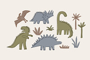 Hand Drawn Dinosaurs, an Animal Illustration by Barkova Nadya (Thumbnail 2 of 7)