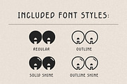Bubble Display Font - Banana Soda, a Handwritten Font by ZoloDesignHub (Thumbnail 3 of 8)