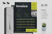 Invoice Template, a Stationery Template by White Graphic (Thumbnail 1 of 2)