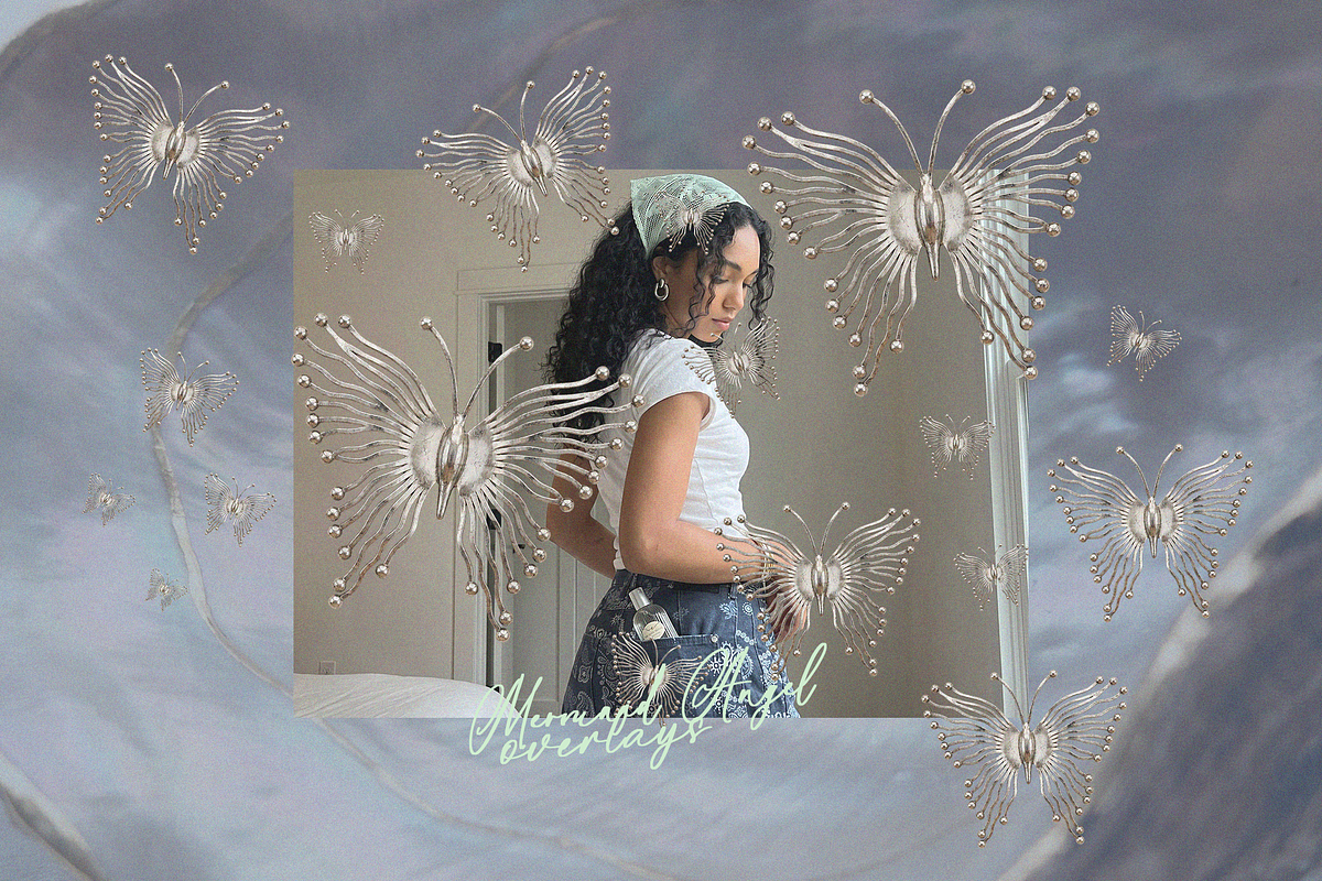 100+ Mermaid Angel Overlays, a Texture Graphic by Lilithcollageart (Photo 9 of 19)