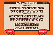 Funky Whimsy Typeface, a Sans Serif Font by alit design (Thumbnail 10 of 17)