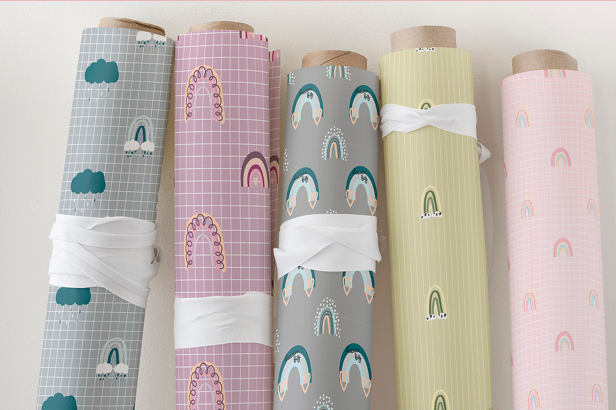 PASTEL RAINBOW. Abstract Graphic Set, an Object Graphic by Alisha Gronska (Photo 12 of 13)