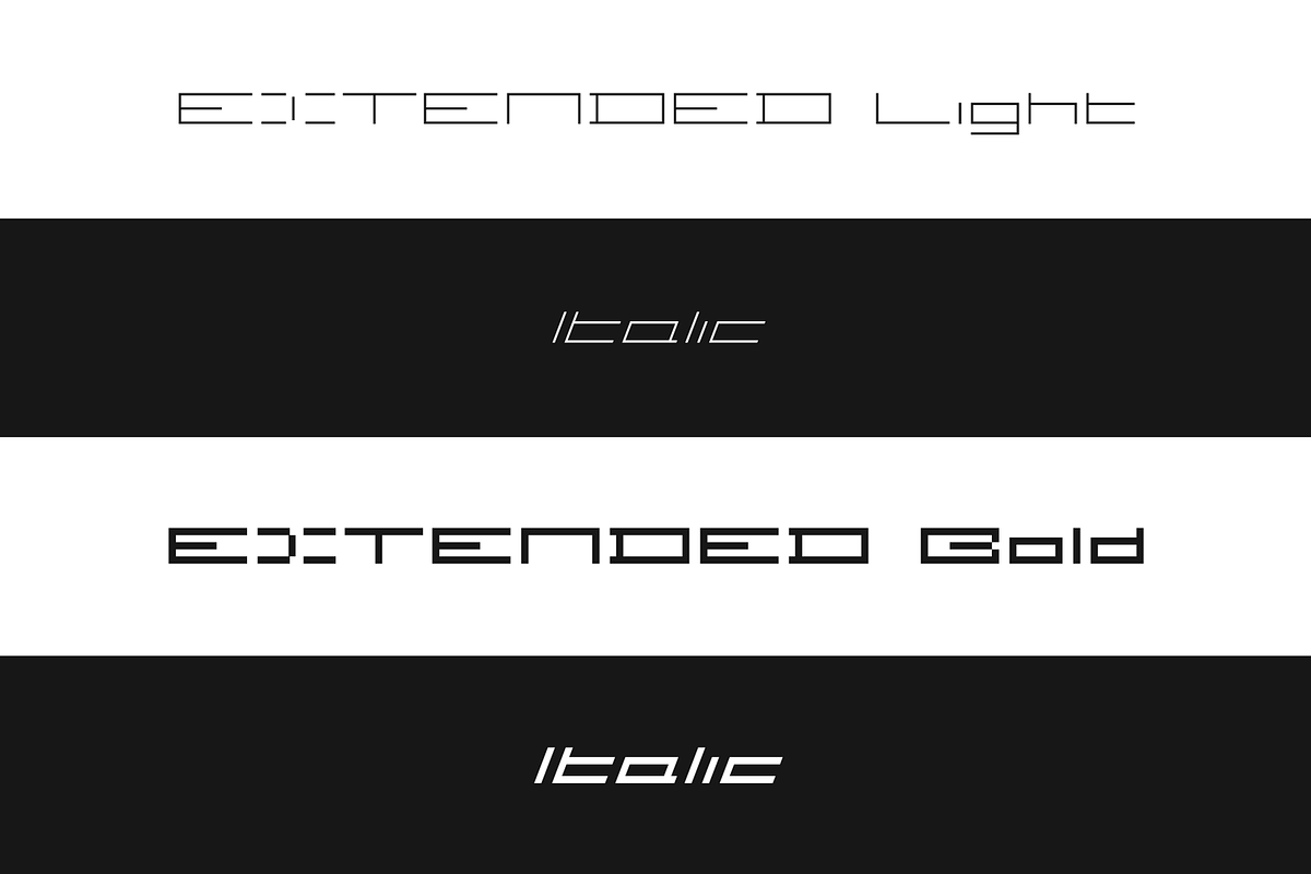PROSTY Extended, a Sans Serif Font by Fontsphere (Photo 2 of 3)