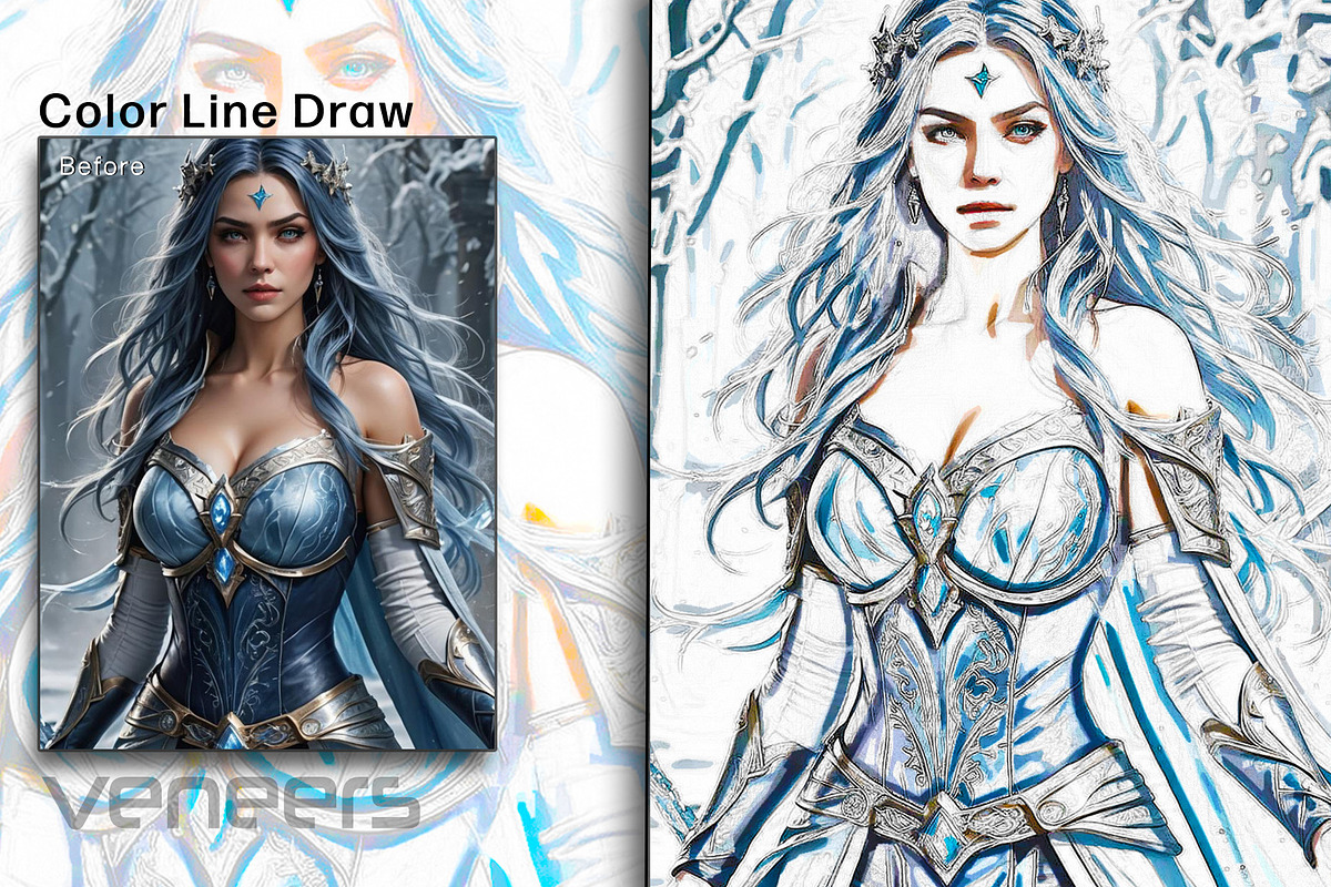Veneers - Photoshop FX for AI images, an Action Add-On by Pencil Pixels (Photo 5 of 30)