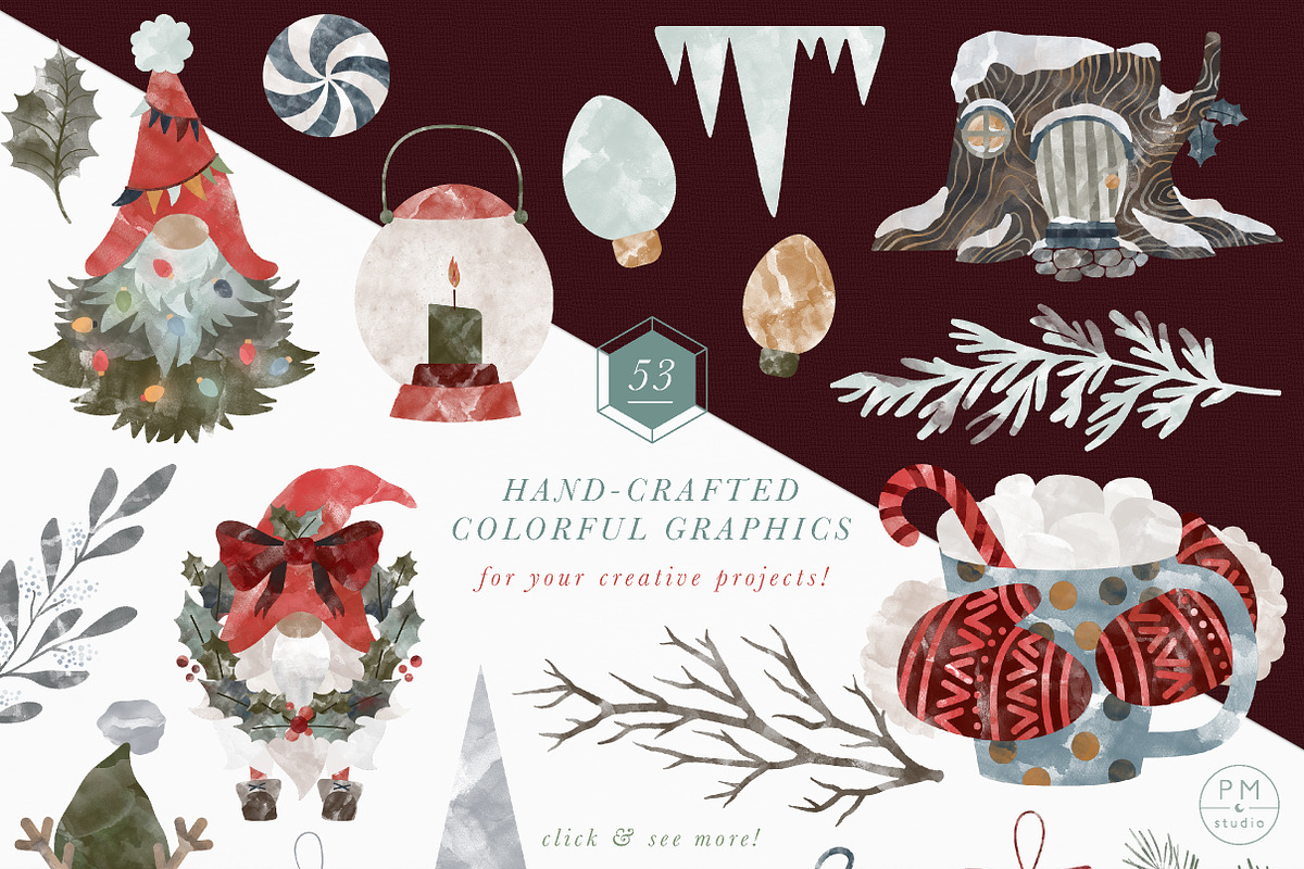 Winter Gnomes Collection, a Graphic by PetiteMarket (Photo 2 of 4)
