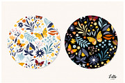 Butterflies seamless patterns set, a Pattern Graphic by Letto studio (Thumbnail 3 of 4)