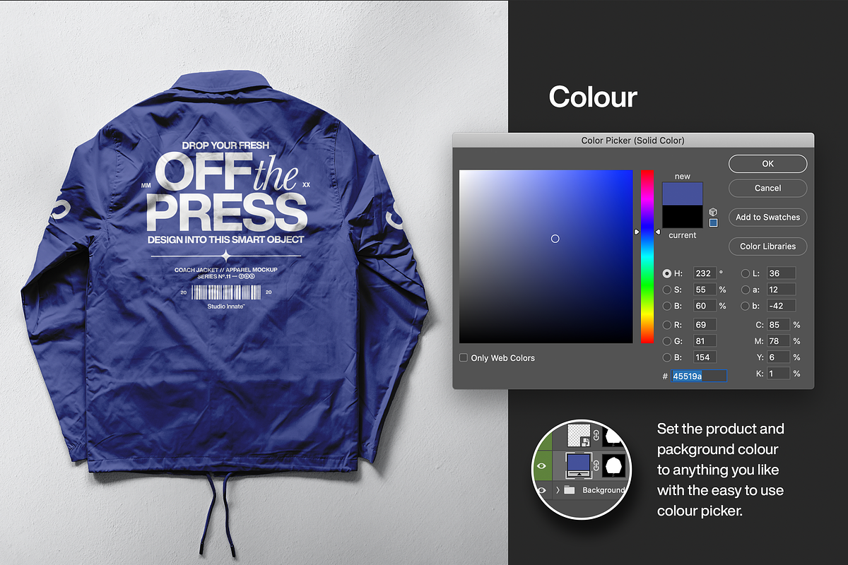 Coach Jacket Mockup Bundle, a Hoody Mockup by Studio Innate