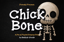 Chickbone – Playful Display Font