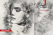 Charcoal Sketch Photoshop Action, an Action Add-On by GorynArt (Thumbnail 1 of 18)