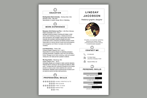 Designer Resume Template 2 Piece