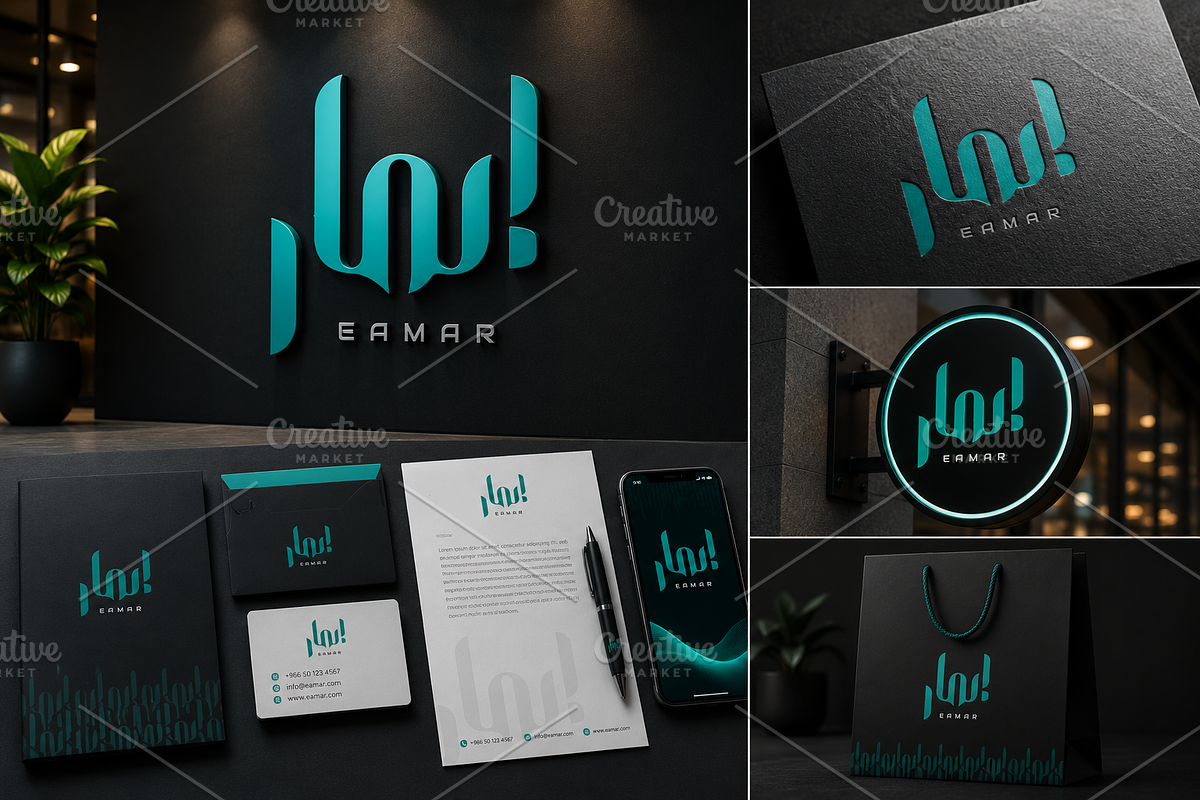Arabic calligraphy logo-024-26, a Background Graphic by canve (Photo 3 of 3)