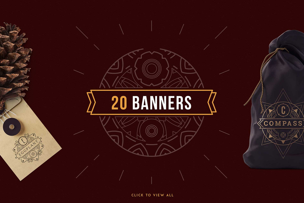 Emblem Creator all in one file -50%, a Branding & Logo Template by VP Fonts (Photo 4 of 10)