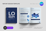 Report Design Template, a Marketing Template by CubicSpace (Thumbnail 1 of 5)