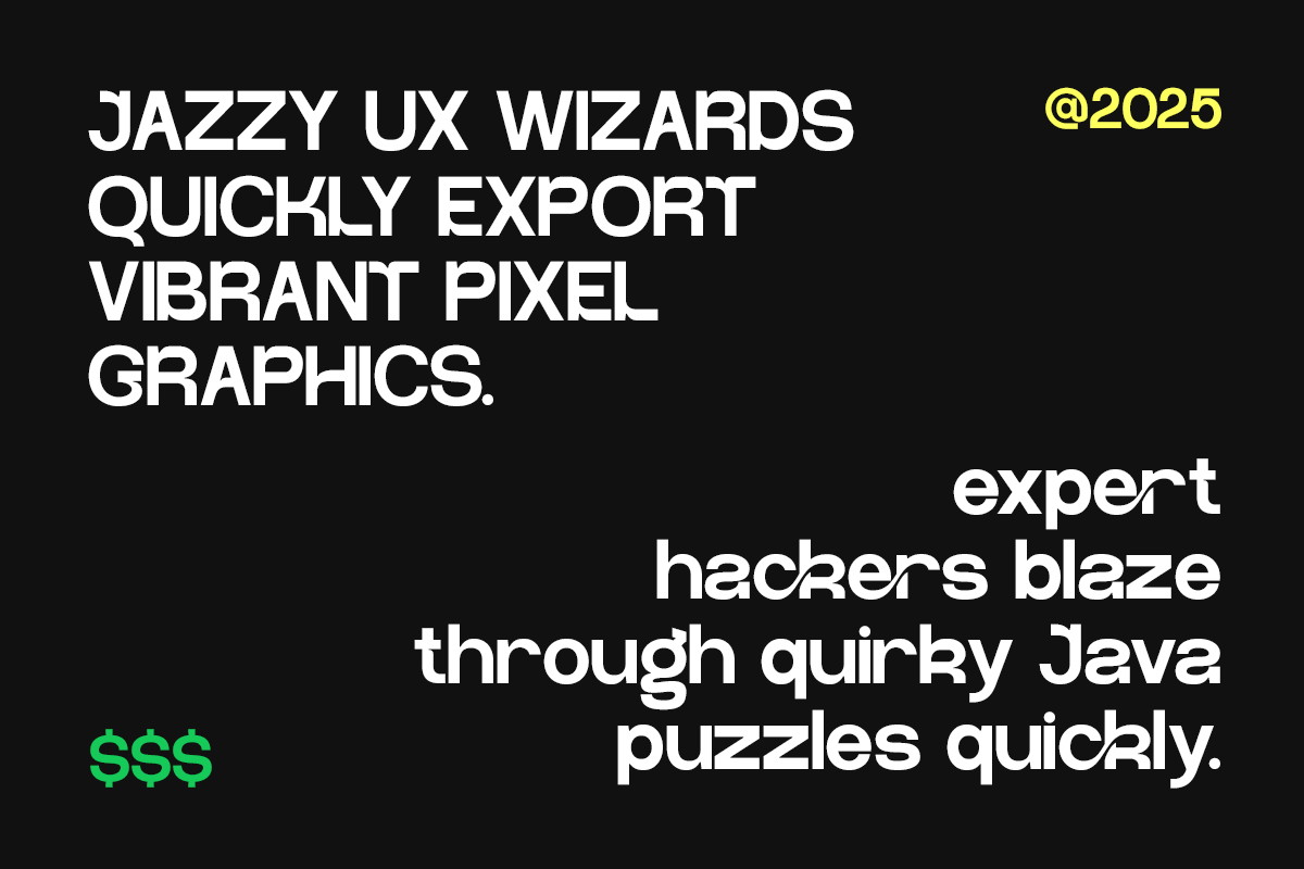 Egiane - Futuristic Display Font, a Sans Serif Font by Pandeka Studio (Photo 7 of 10)