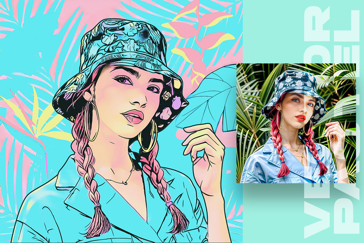 Vector Pastel Photo Effect, an Action Add-On by Amorjesu.com (Photo 11 of 32)