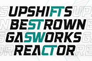 Swargho - Modern Sport Racing Font, a Sans Serif Font by Typia Nesia (Thumbnail 3 of 15)