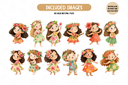 Watercolor Tropical Hawaii Clipart, an Illustration by TatiMockup (Thumbnail 2 of 6)