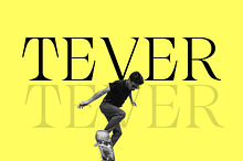 Tever Display Typeface