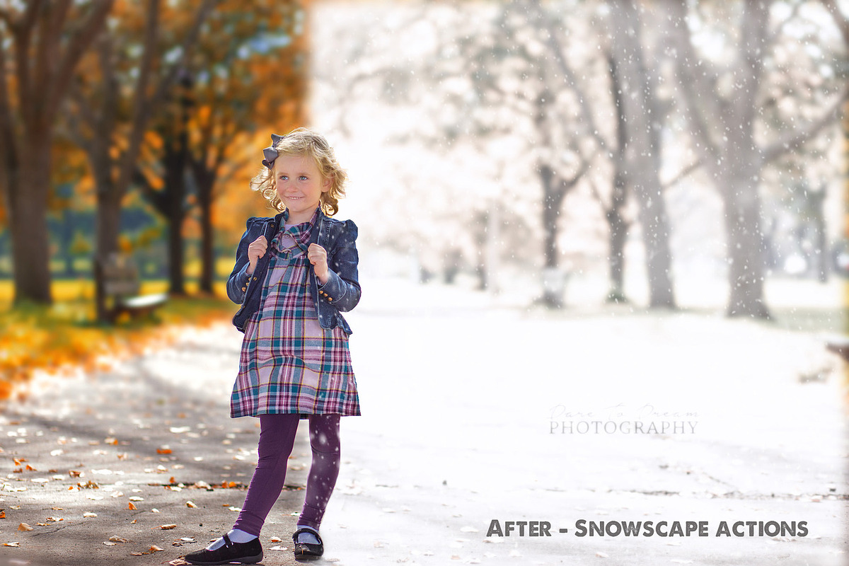 Photoshop Snow Actions, an Action Add-On by DareToDream (Photo 4 of 4)