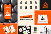 Mosque and Church Windows Icons, a Solid Icon by Prosymbols (Thumbnail 5 of 6)