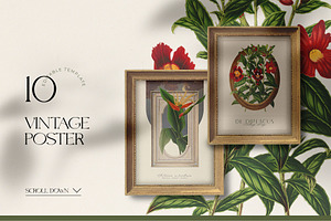 Vintage Botanica Collage Creator