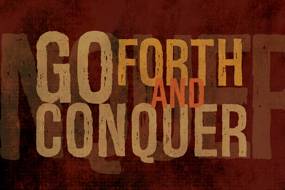 Redgar Font, a Sans Serif Font by Graphite_Studios (Photo 3 of 5)