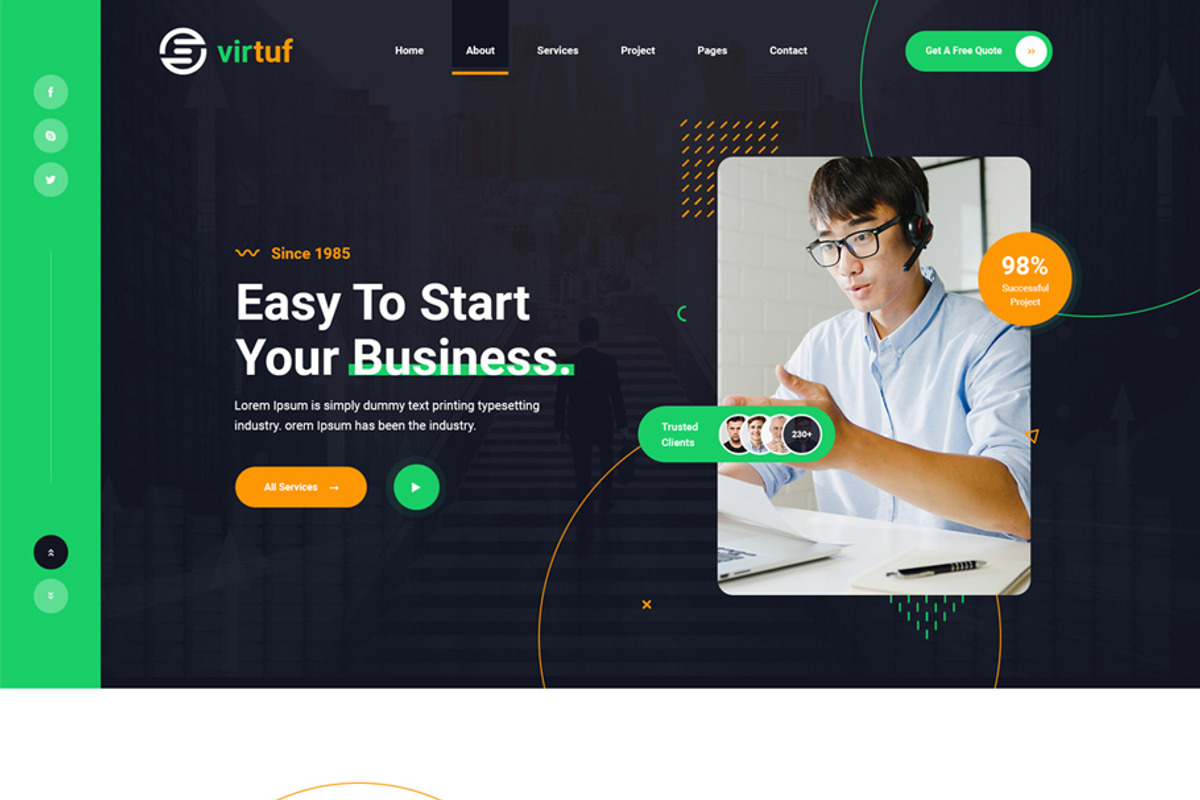Creative Agency Bootstrap 5 Template, a Bootstrap Template by HasThemes (Photo 1 of 3)