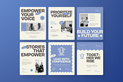 Empowering Woman Podcast IG Post, a Social Media Template by Annora Studio (Thumbnail 2 of 6)