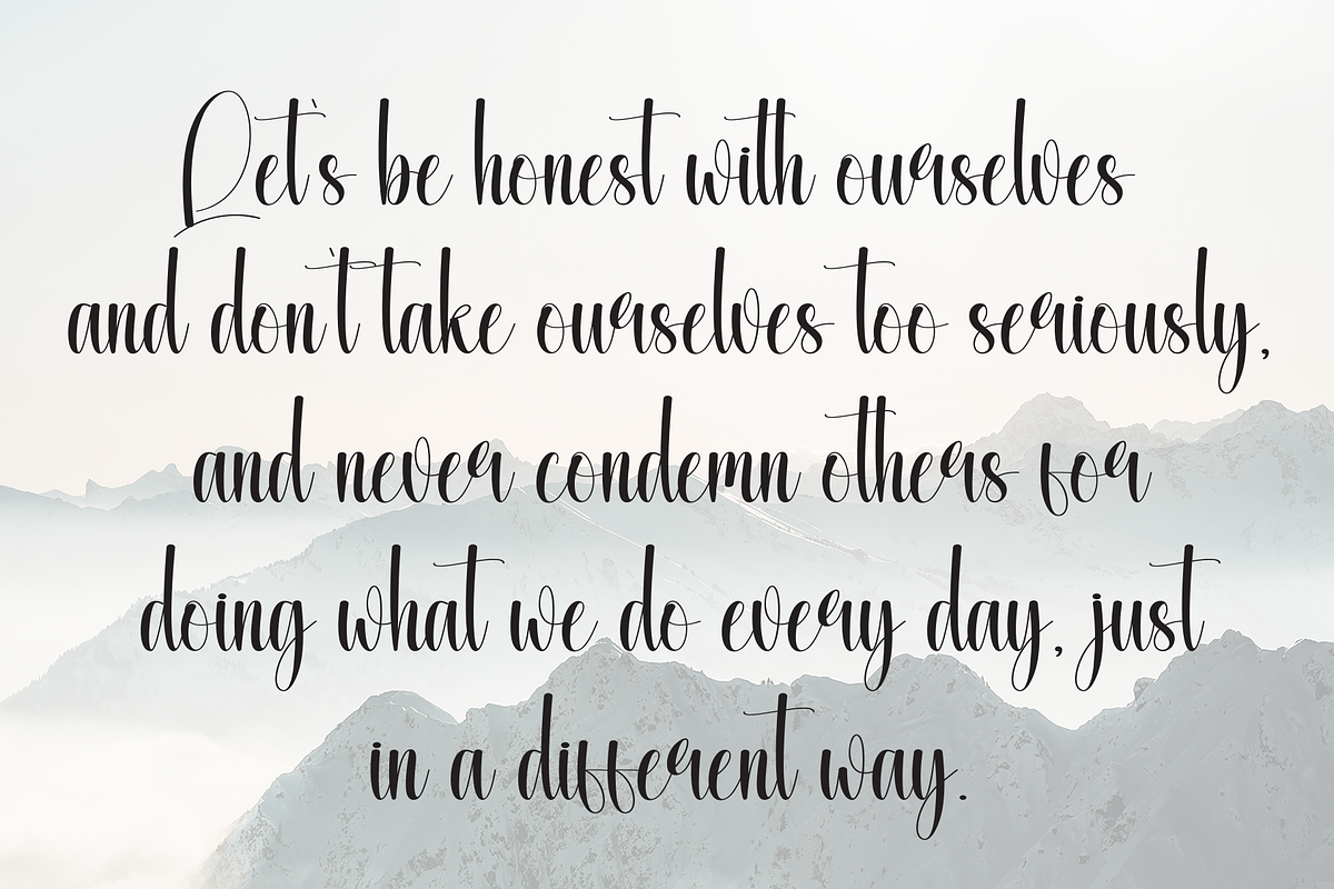 Angela | Script Font, a Handwritten Font by Scratchones (Photo 6 of 9)