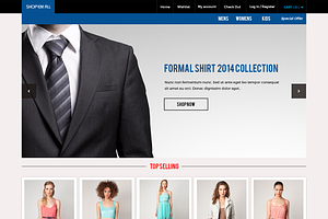 Shop'em All | Ecommerce PSD Template