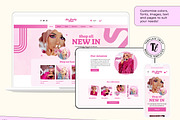 Wix Pink Website Template, a Wix Template by Template Twist Shop (Thumbnail 8 of 10)