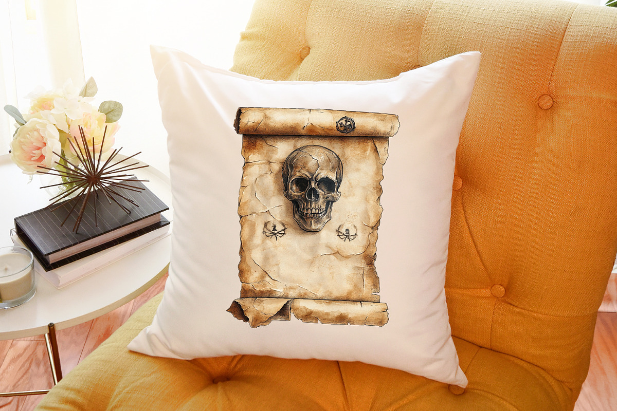 Halloween Goth Old Paper Clipart, an Illustration by Sublimation Artist (Photo 6 of 6)
