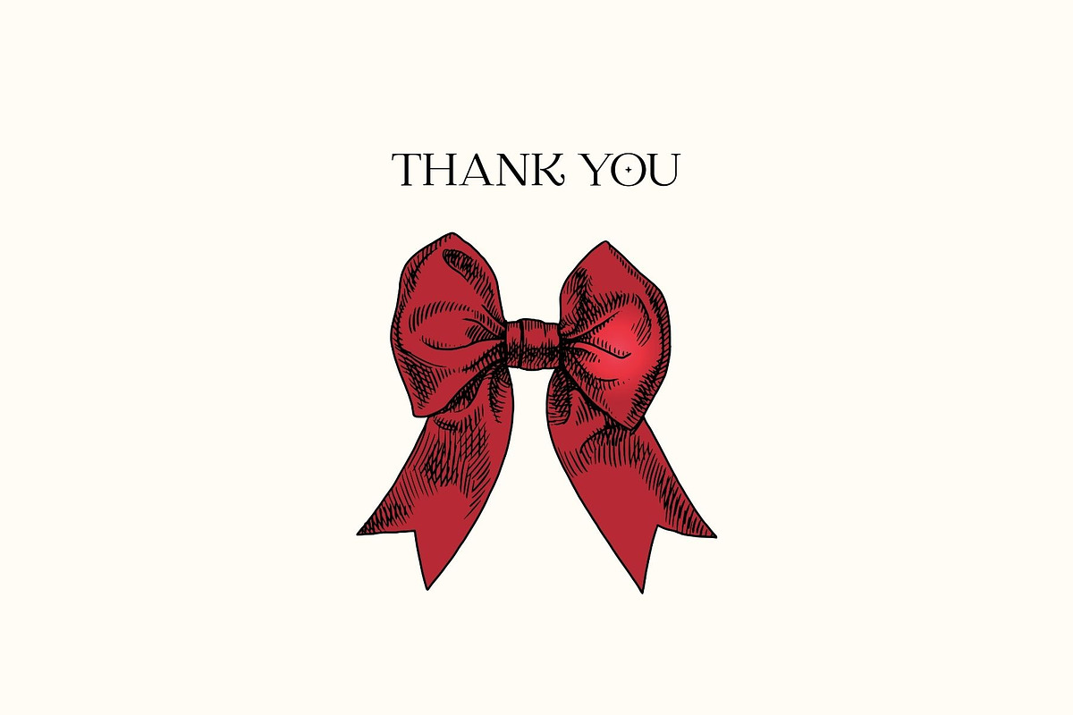 Coquette Bow Sketches, a Decorative Illustration by Elena Pimonova (Photo 9 of 10)