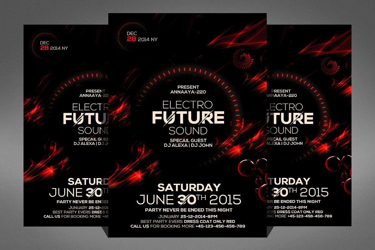 100 Party Flyer Bundle, a Flyer Template by Graphic Templates (Photo 95 of 101)