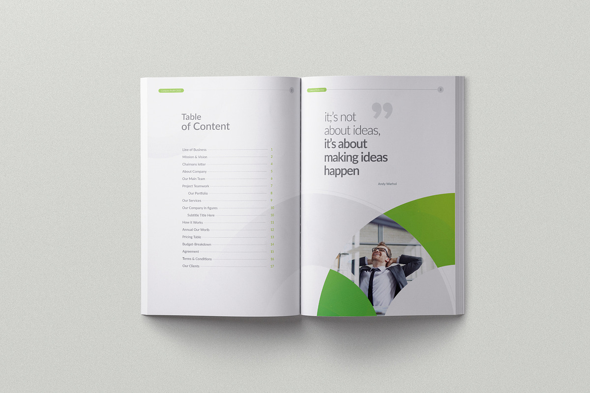 Company Profile, a Brochure Template by Brochure-Market (Photo 4 of 10)