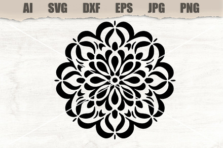 Stencil Mandala