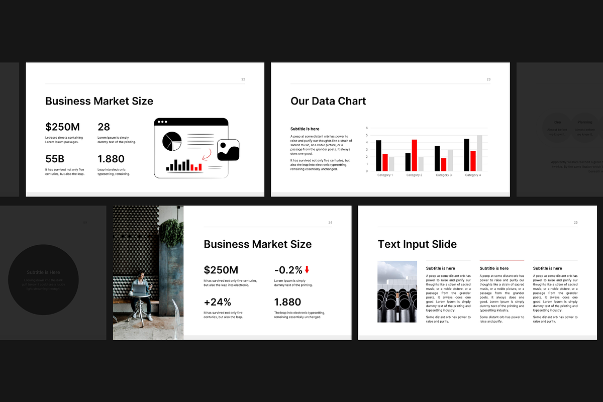 MNML - BUSINESS PLAN Template, a Presentation Template by MNML Agency (Photo 13 of 73)
