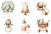 Neutral Boho Baby Shower Doodle Clip, an Illustration by DreamPrint404 (Thumbnail 5 of 6)