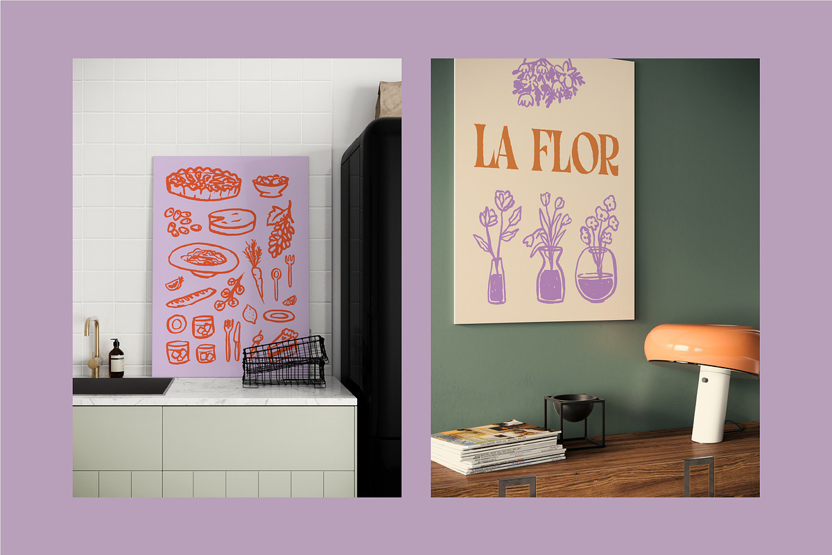 Dinner Party Illustrations, a Food Illustration by sophinka design (Photo 11 of 16)