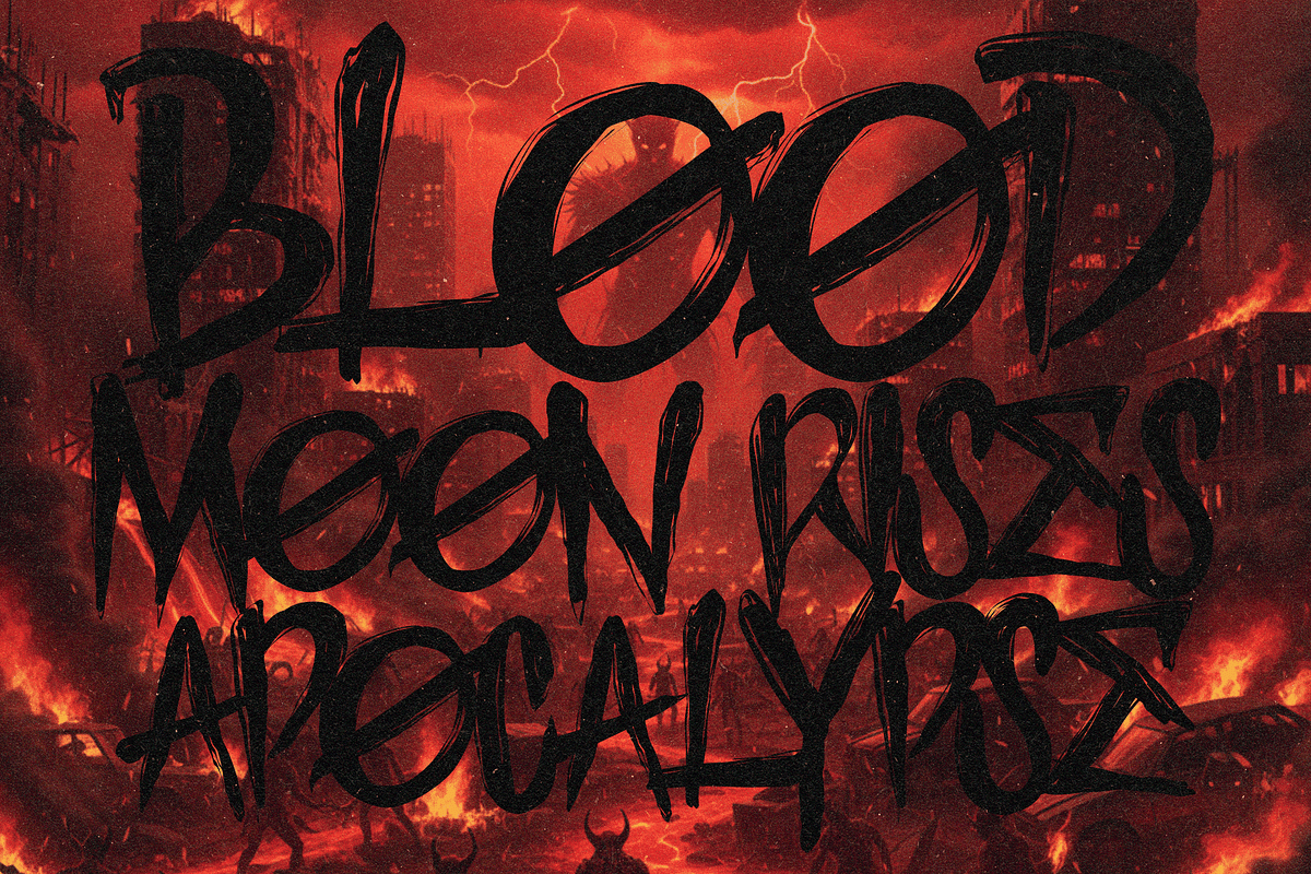 Dark Whispers — Horror Font, a Handwritten Font by Enxyclo Studio (Photo 9 of 11)
