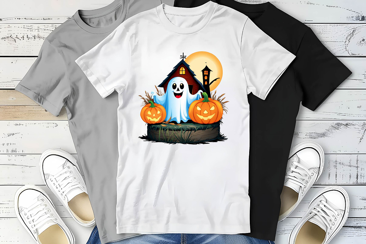 Halloween & Fall Ghost Clipart, an Illustration by Wow Magic (Photo 1 of 5)