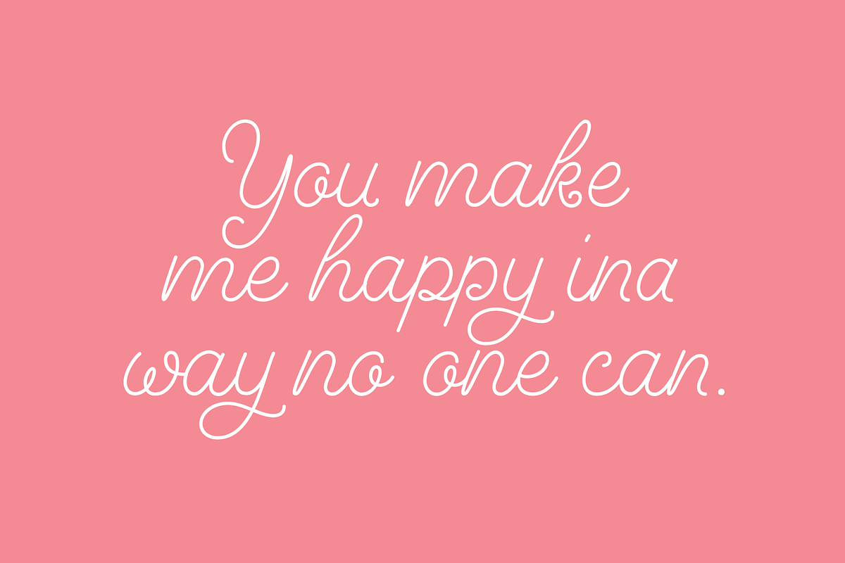 Brookley - Monoline Script Font, a Script Font by Danielle Eneh (Photo 8 of 12)