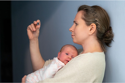 Worried mother looking on, a Person Photo by Koldunova