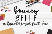 Bouncy Belle Hand lettered Font, a Script Font by lillie belles designs (Thumbnail 1 of 5)
