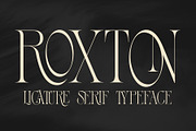 Roxton - Elegant Ligature Serif Font, a Serif Font by Surplus Type Co (Thumbnail 1 of 6)