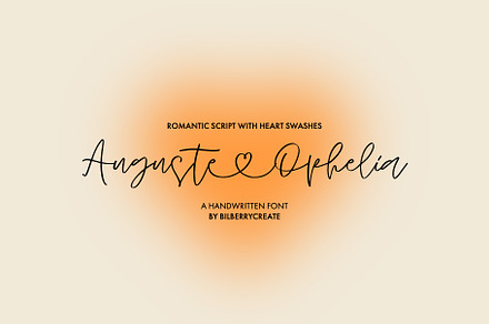 Auguste&Ophelia font