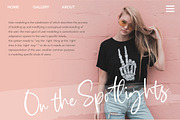 Goldie Blanket - Modern Calligraphy, a Script Font by Letterative Studio (Thumbnail 4 of 7)
